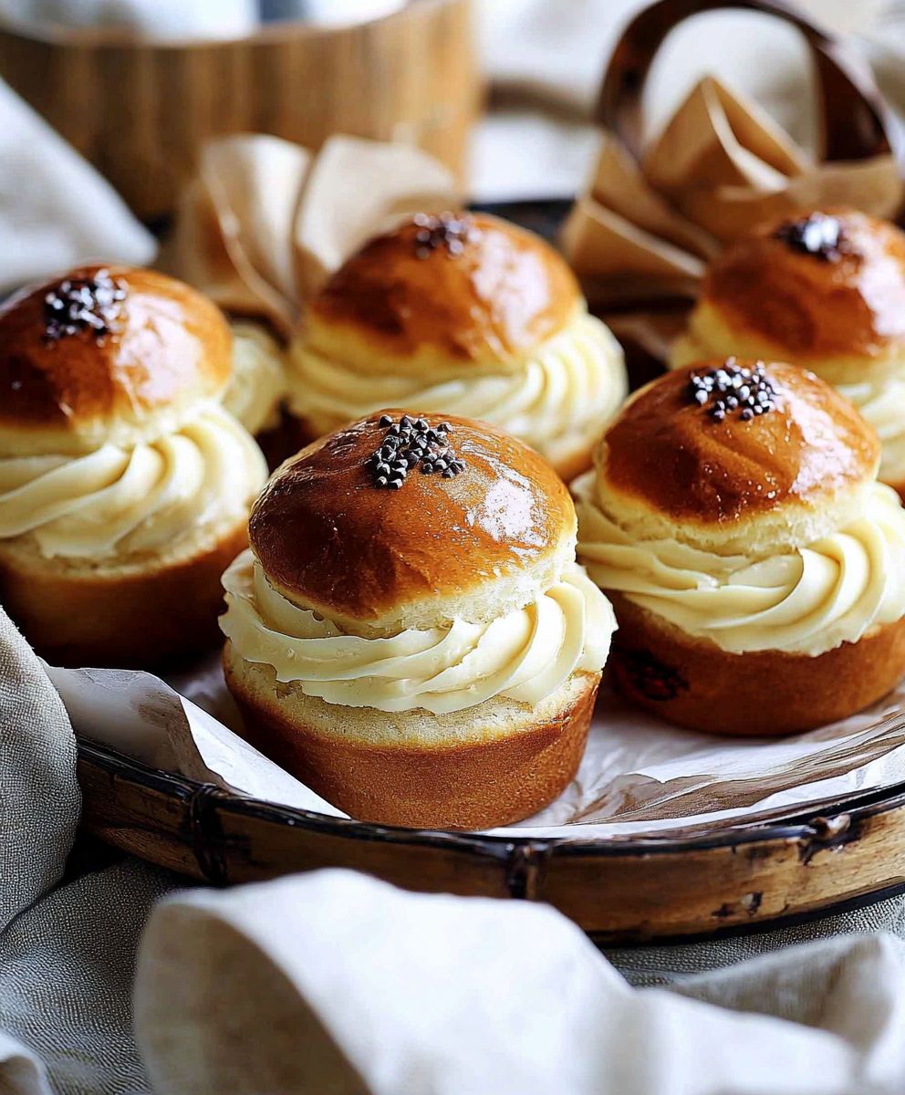 Sahnebrötchen backen