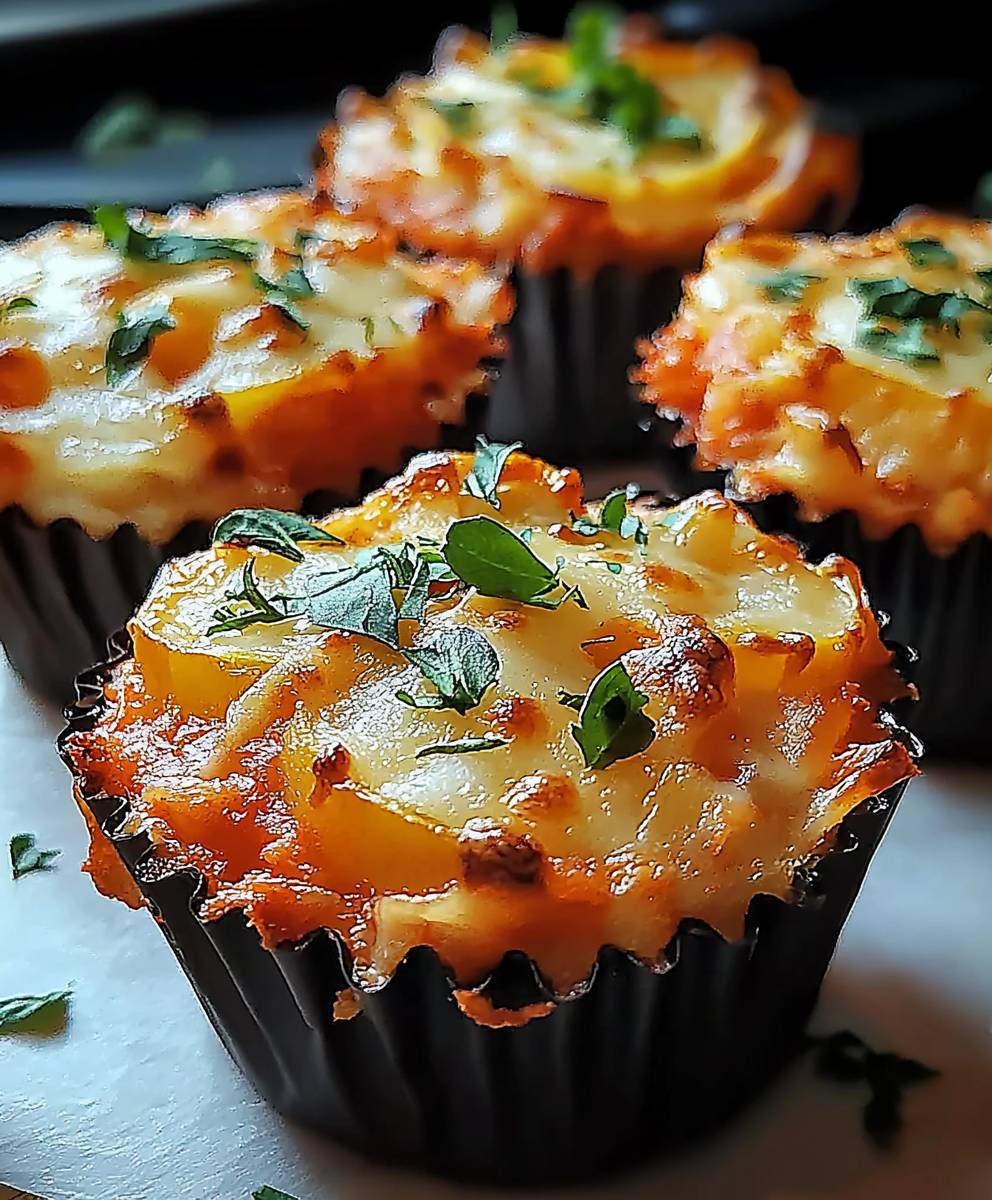 Gemüse Lasagne Muffins
