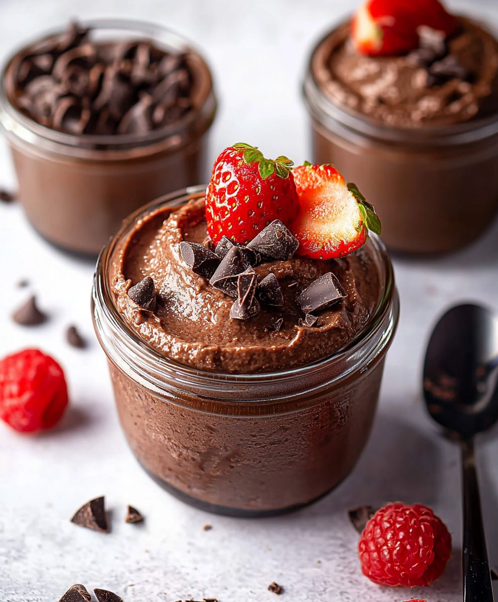 cremige Schokoladenmousse ohne Ei