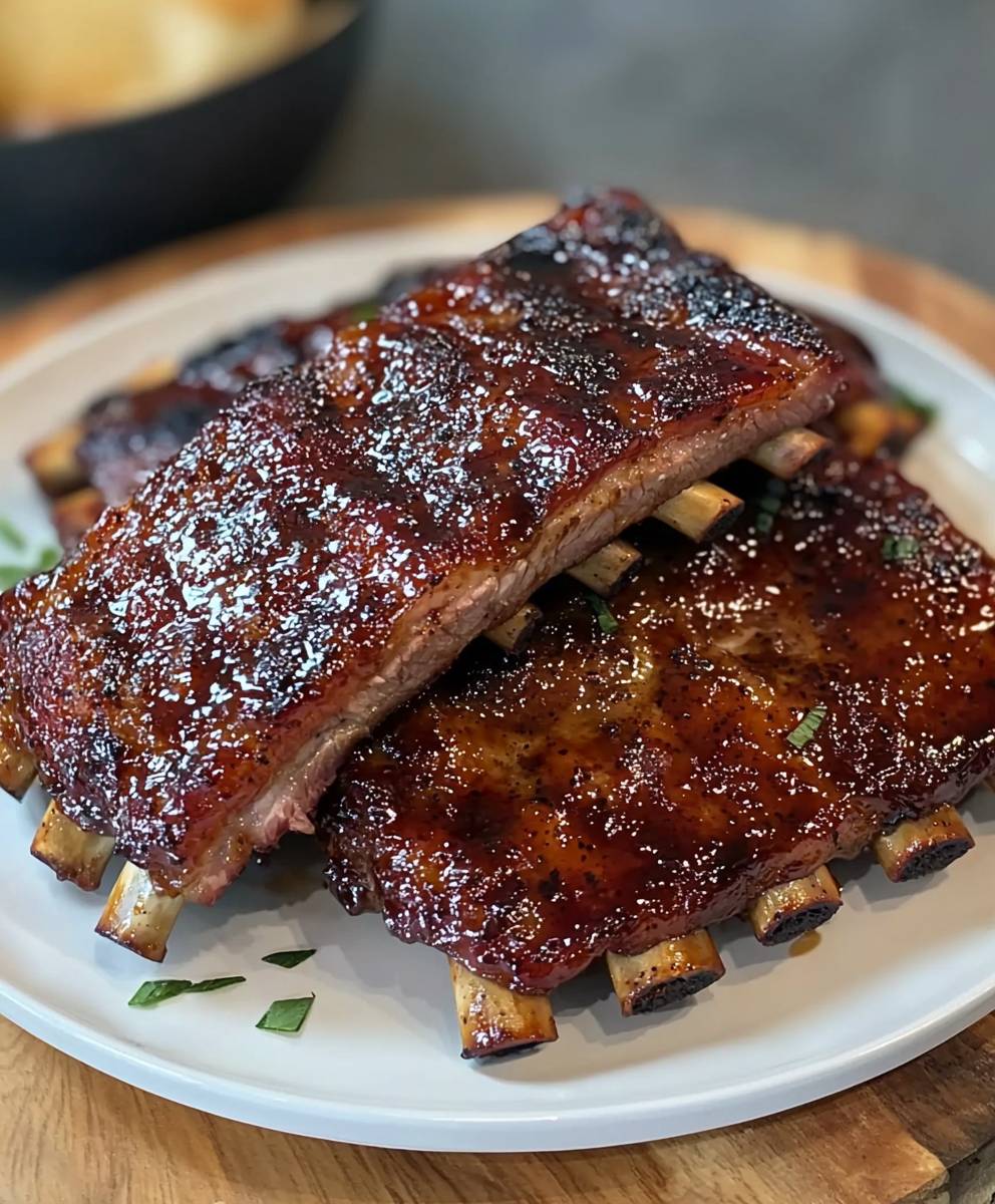 Rippchen mit Teriyaki Glasur