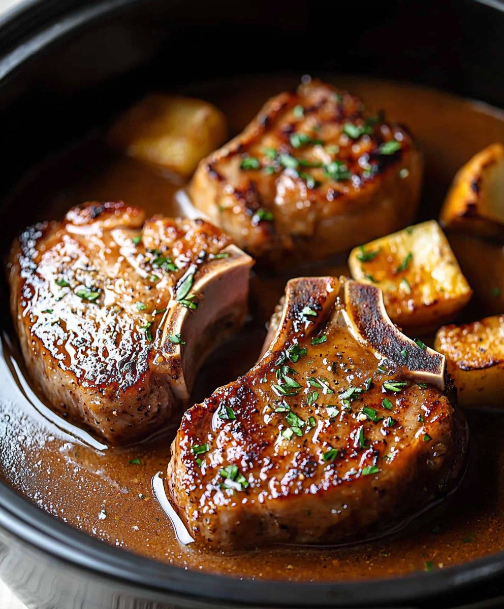 Schweinekoteletts Slow Cooker