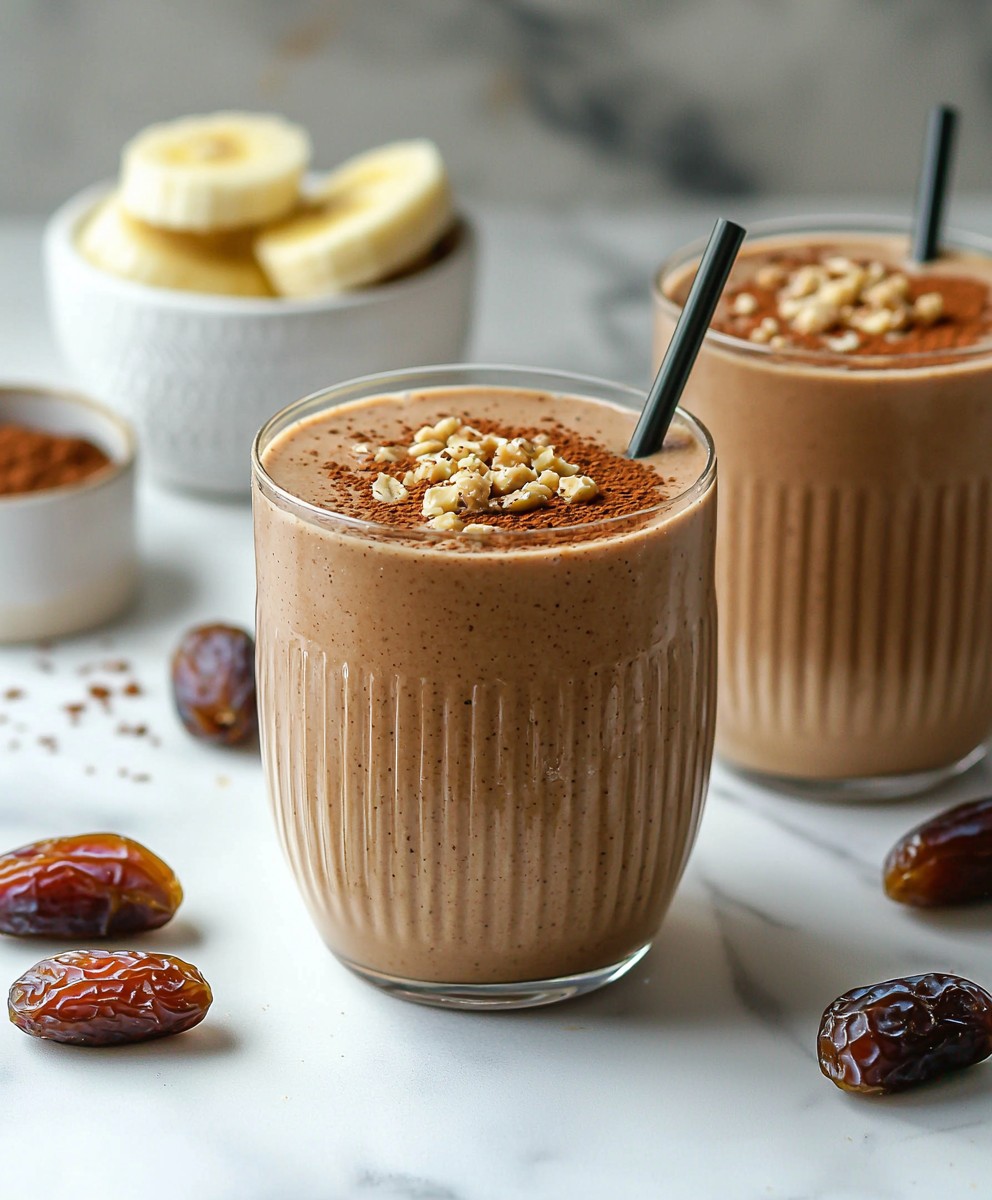 Schokoladen Erdnussbutter Smoothie