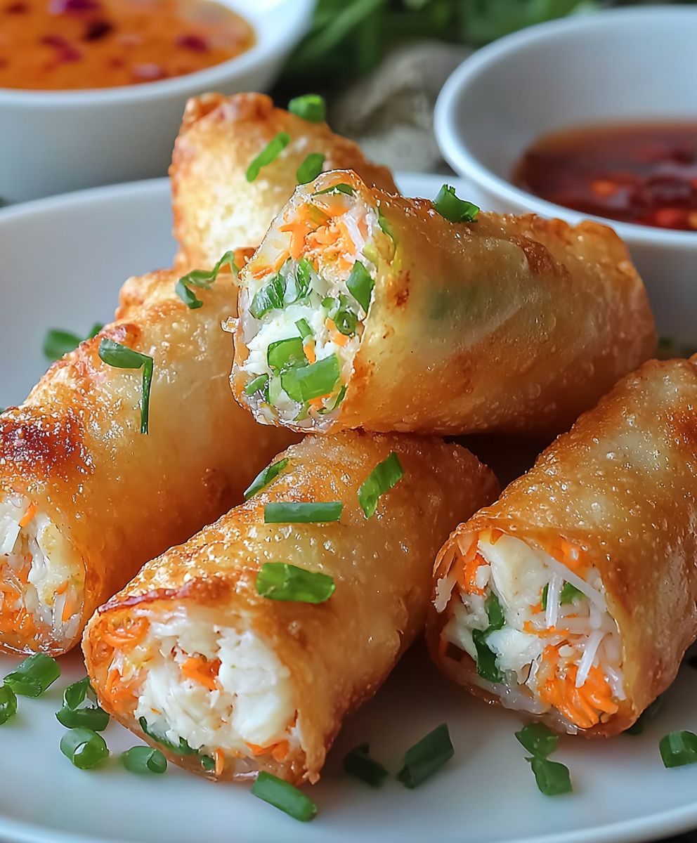 Frühlingsrollen mit Krabben