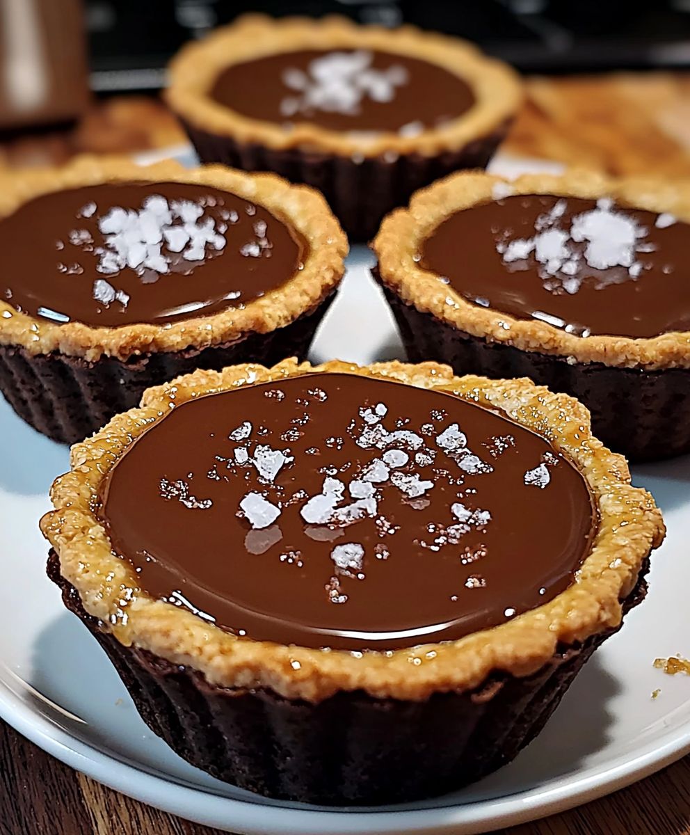 Schokoladen Karamell Törtchen