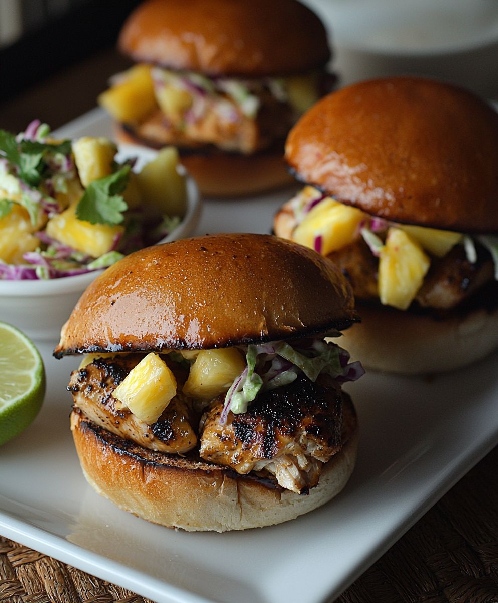 Jerk Chicken Sliders