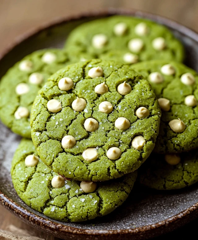 Matcha Kekse backen