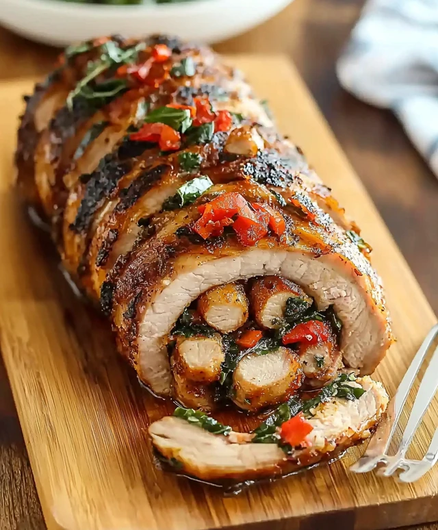 Gefülltes Schweinefilet zubereiten