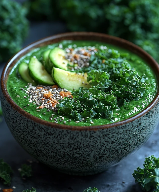 Smoothie Bowl Grünkohl