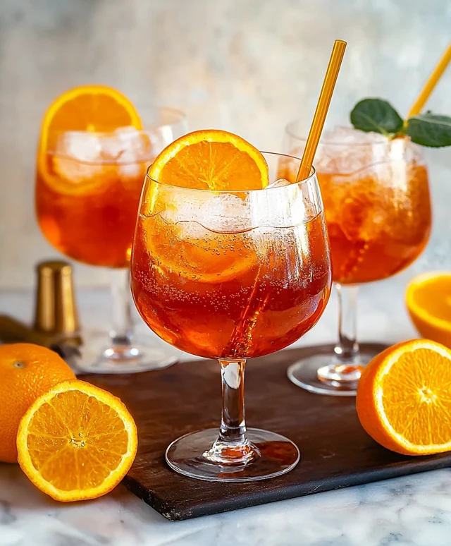 Aperol Spritz Cocktail