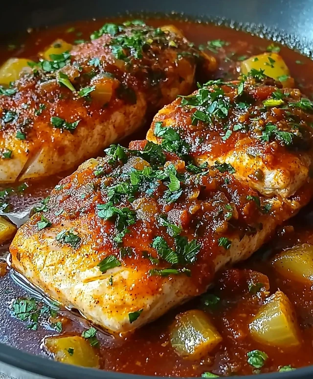 marokkanischer Fisch in Soße