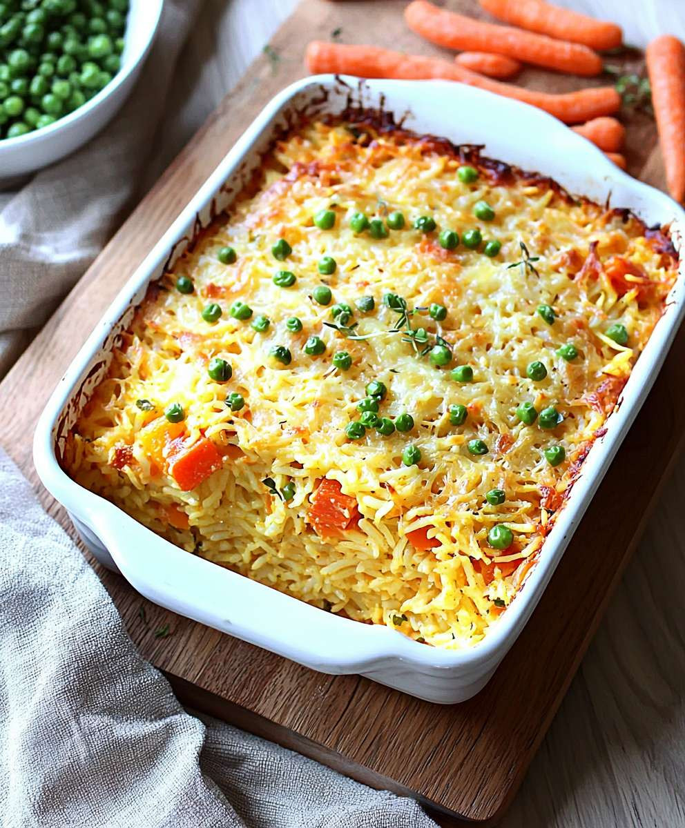 Reisauflauf mit Gemüse