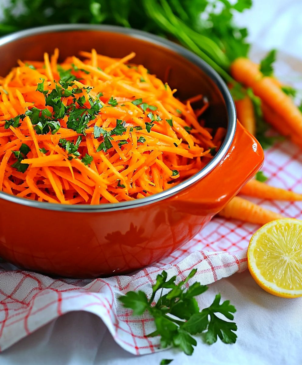 Möhrensalat zubereiten