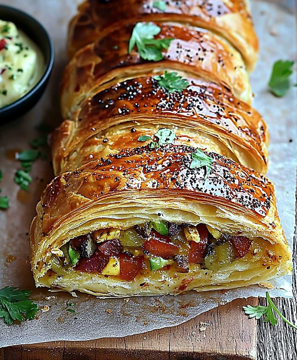Frühstücksstrudel zubereiten