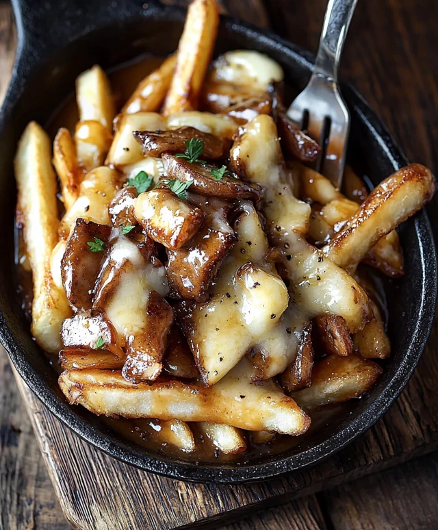 authentisches kanadisches Poutine