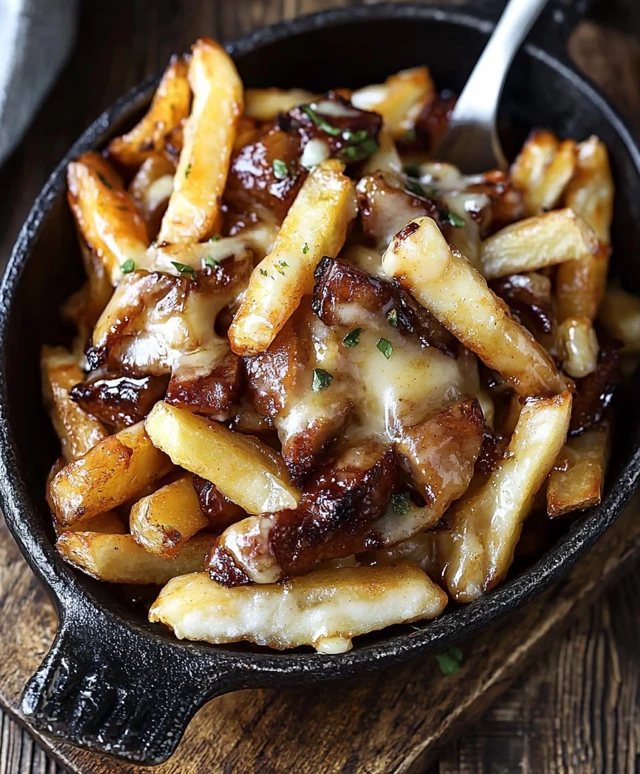 authentisches kanadisches Poutine