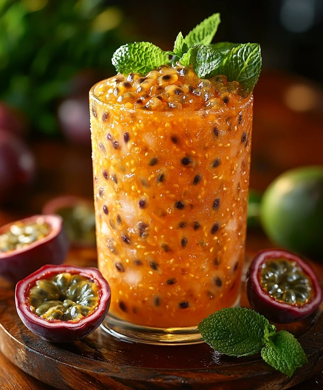 Passionsfrucht-Hurrikan Cocktail