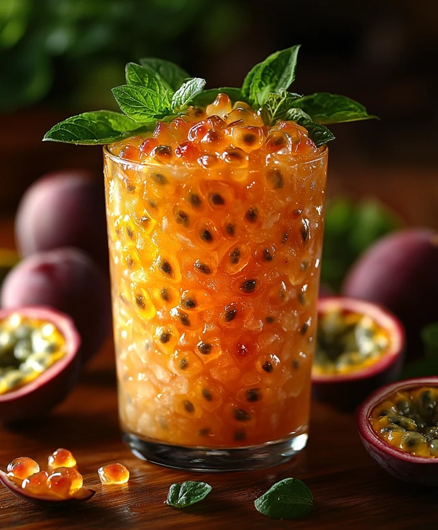 Passionsfrucht-Hurrikan Cocktail