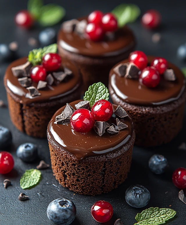 Mini Schokoladenkuchen