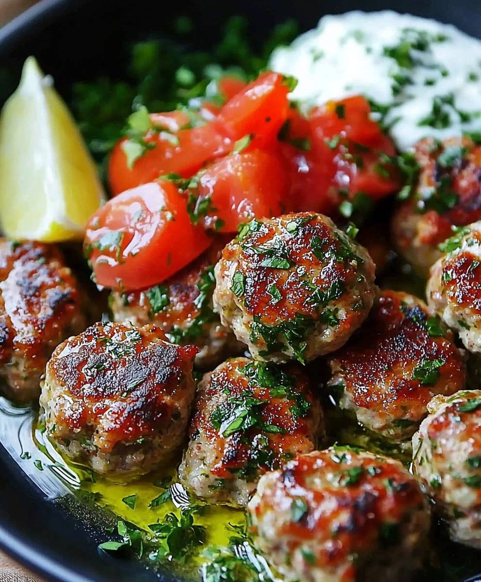Griechische Putenfleischbällchen