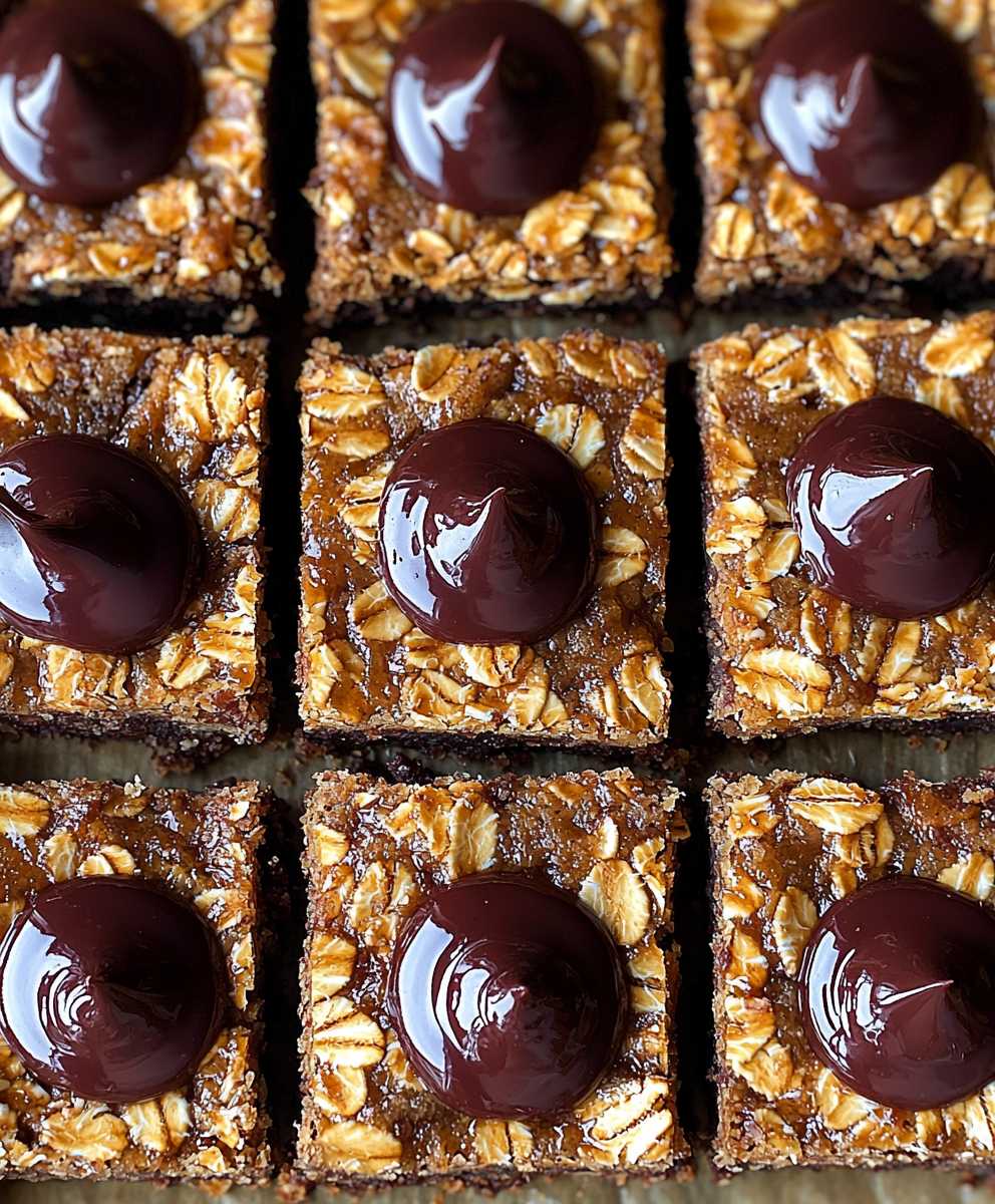 Gebackene Haferflockenriegel