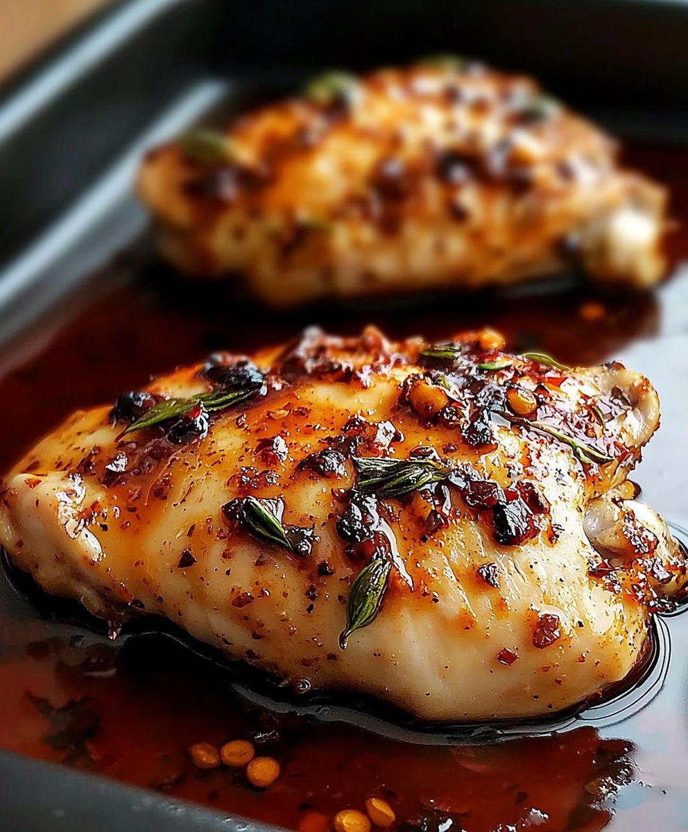 Mediterrane Hähnchenschenkel scharf