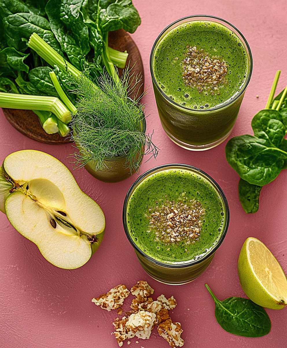 Entgiftungssaft Sellerie Fenchel Apfel