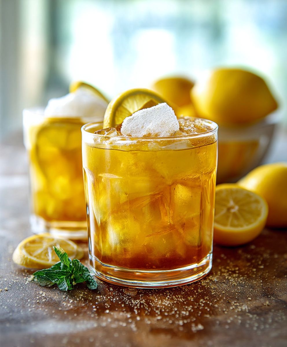 Brauner Zucker Limonade