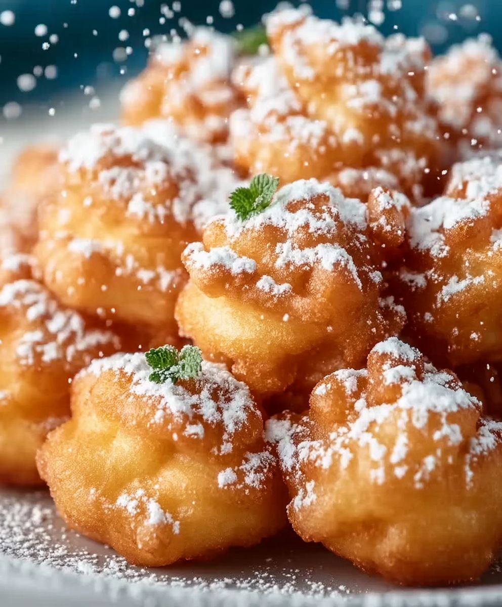 Trichterkuchen Häppchen selber machen