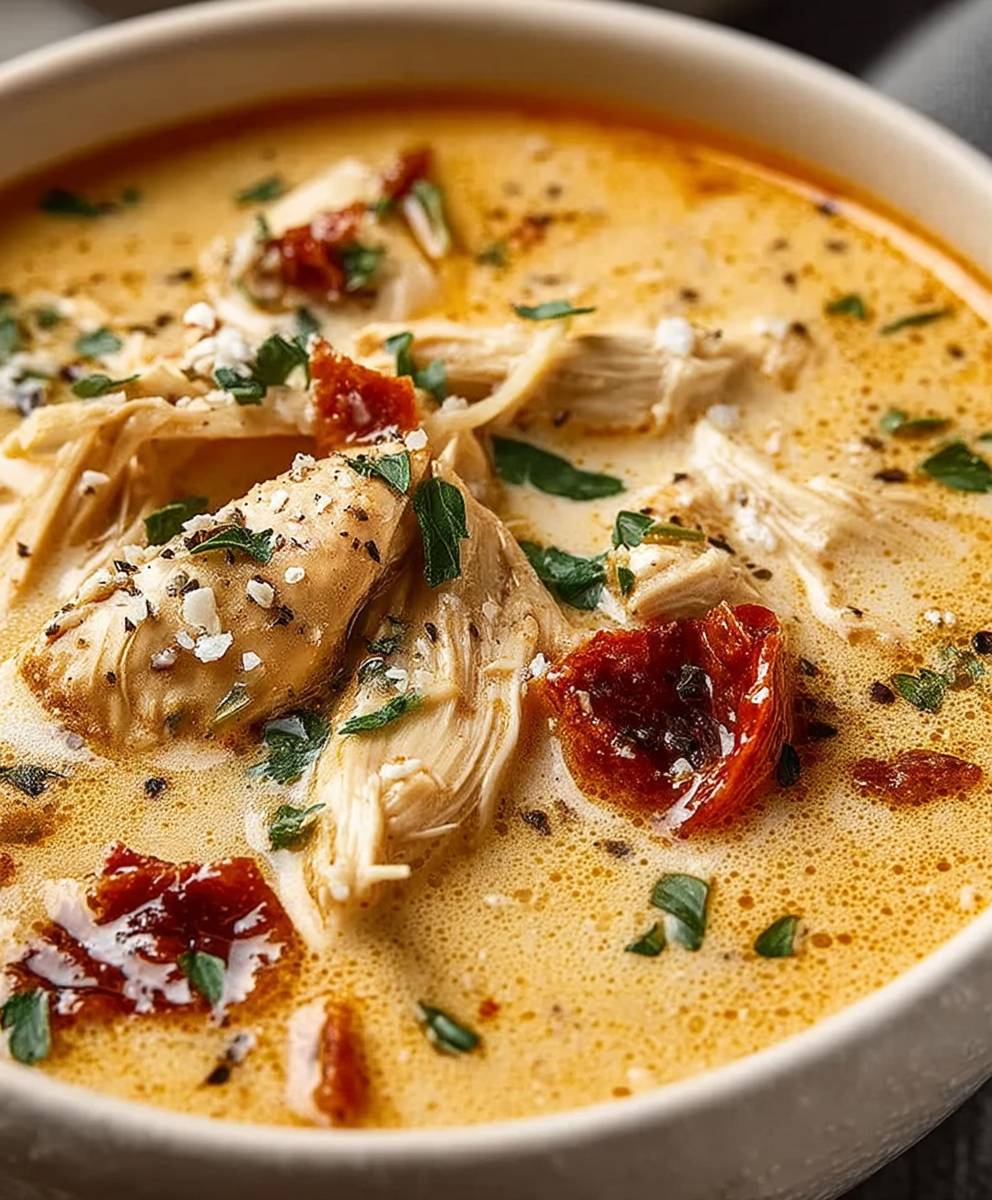 Cremige Hühnersuppe Instant Pot