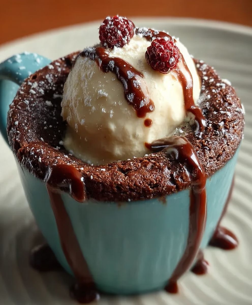 Mikrowellen Brownie Tasse