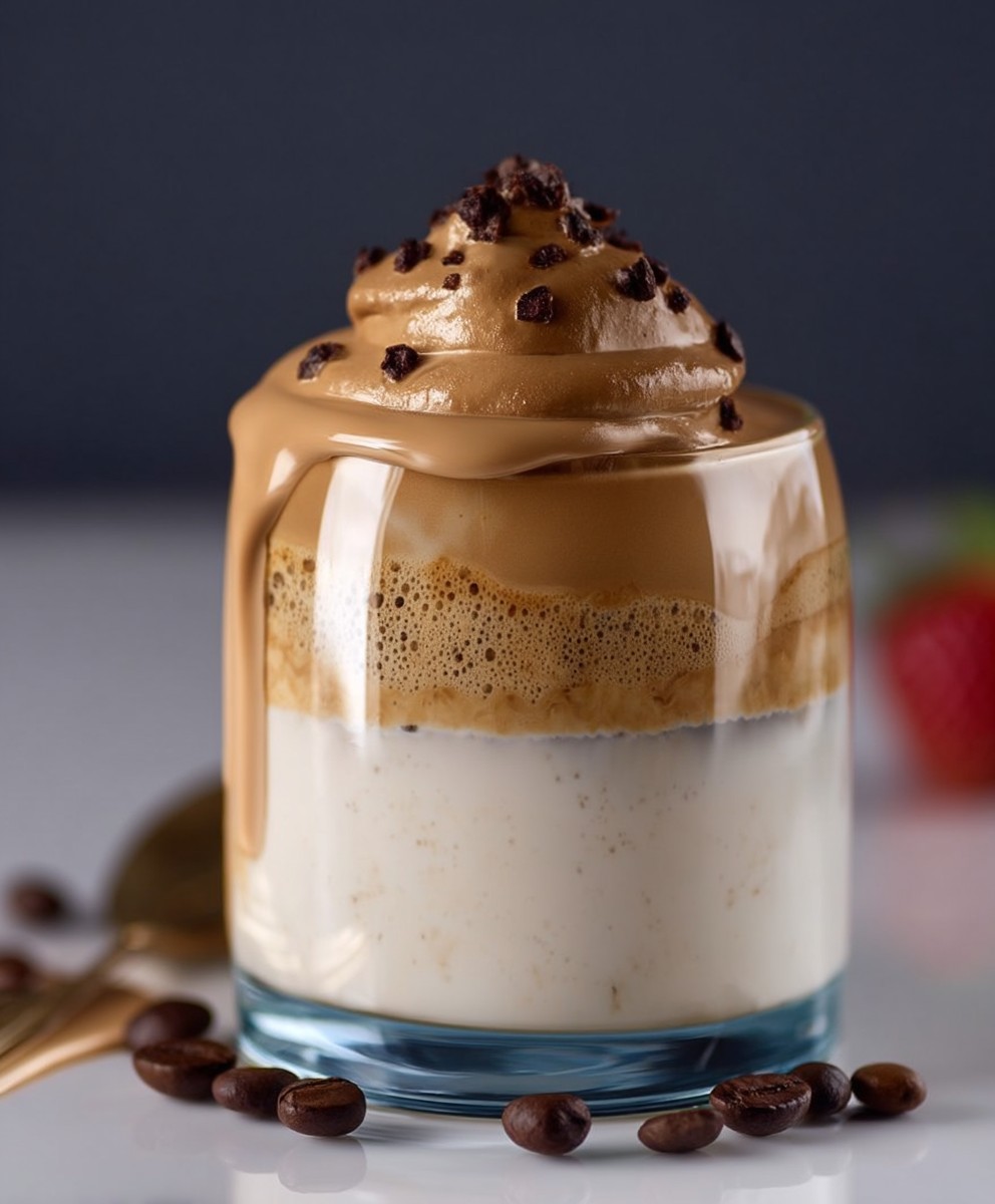 Dalgona Kaffee cremig