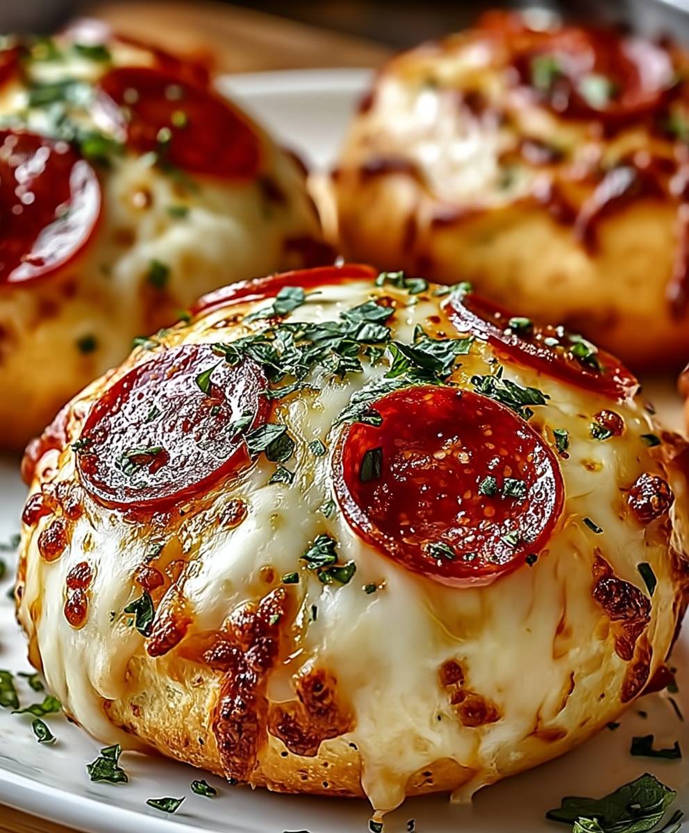 Peperoni Pizza Bomben