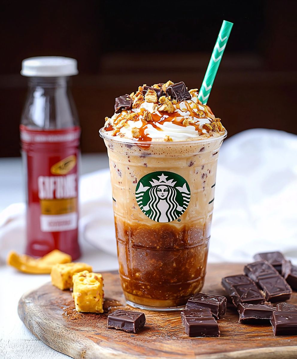Twix Frappuccino selber machen