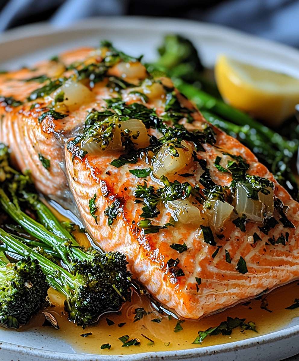 Butter Lachs Brokkoli