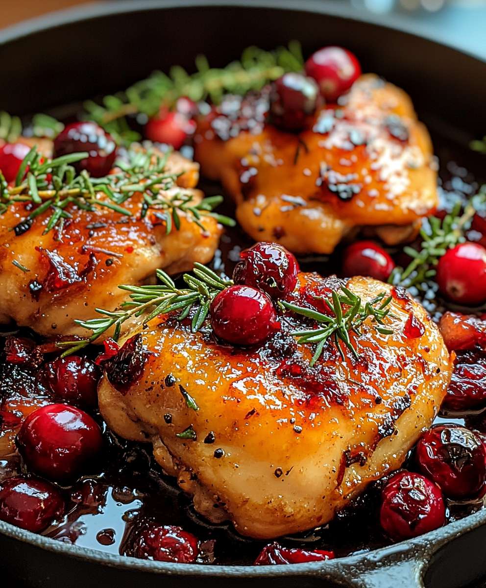 Preiselbeer Hähnchenschenkel