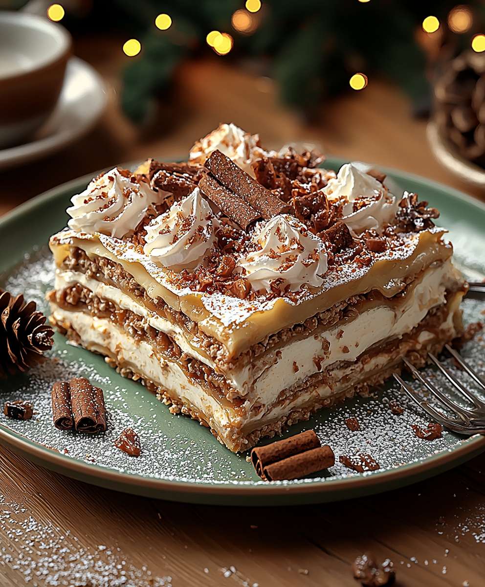 Lebkuchen Lasagne backen