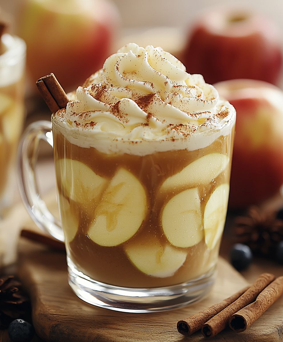 Apfelpunsch Vanille Zimt Creme