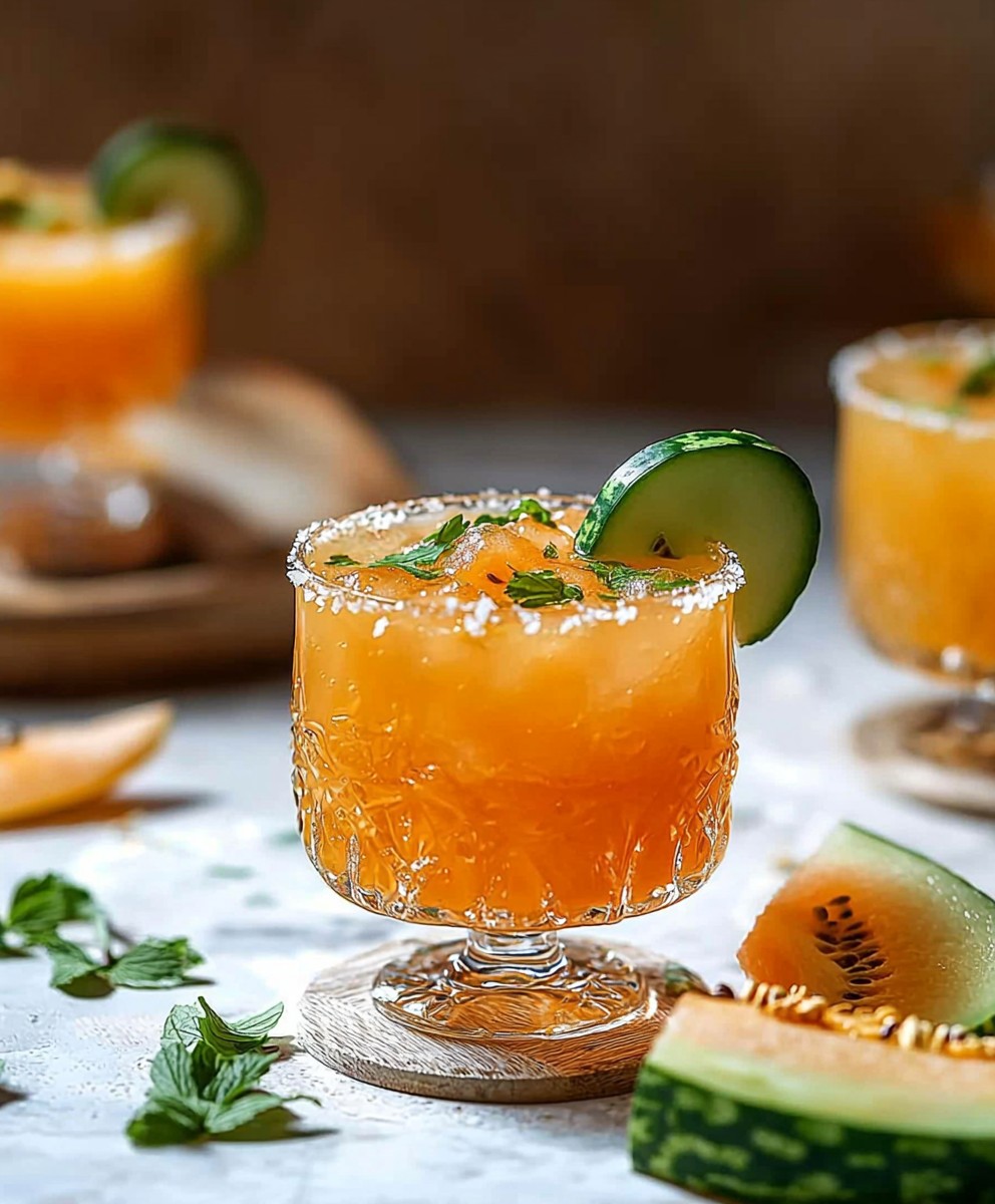 Würziger Melonencocktail