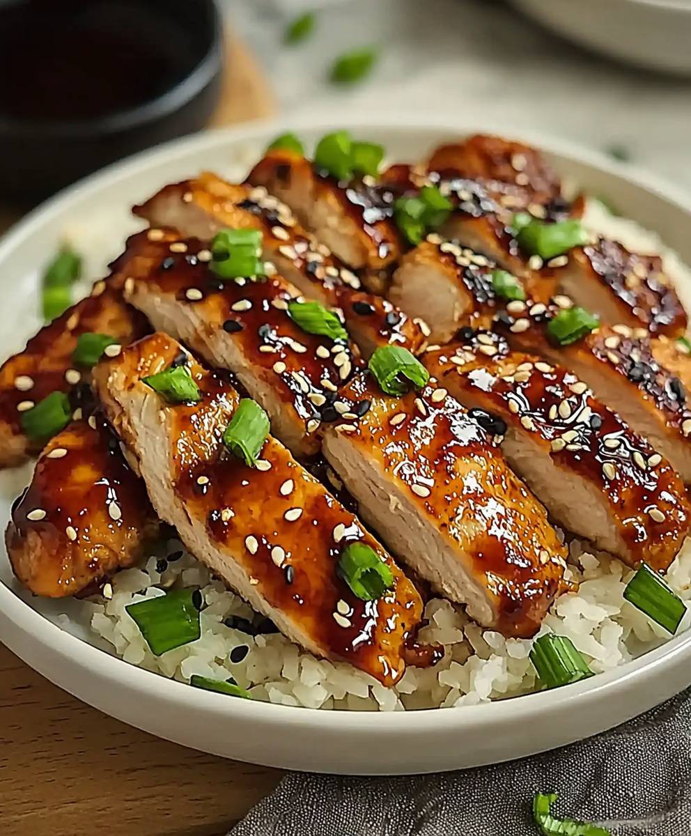 Hähnchengeschnetzeltes Teriyaki