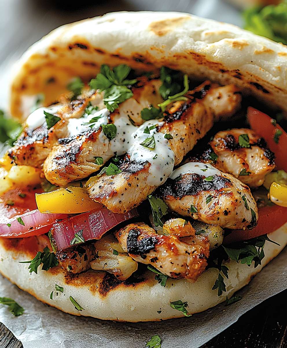 Hähnchen Döner selber machen