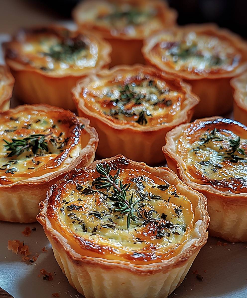 Mini Quiche Kräutersahne