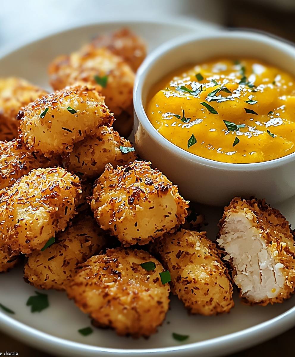 Kokos Chicken Nuggets Mango Dip