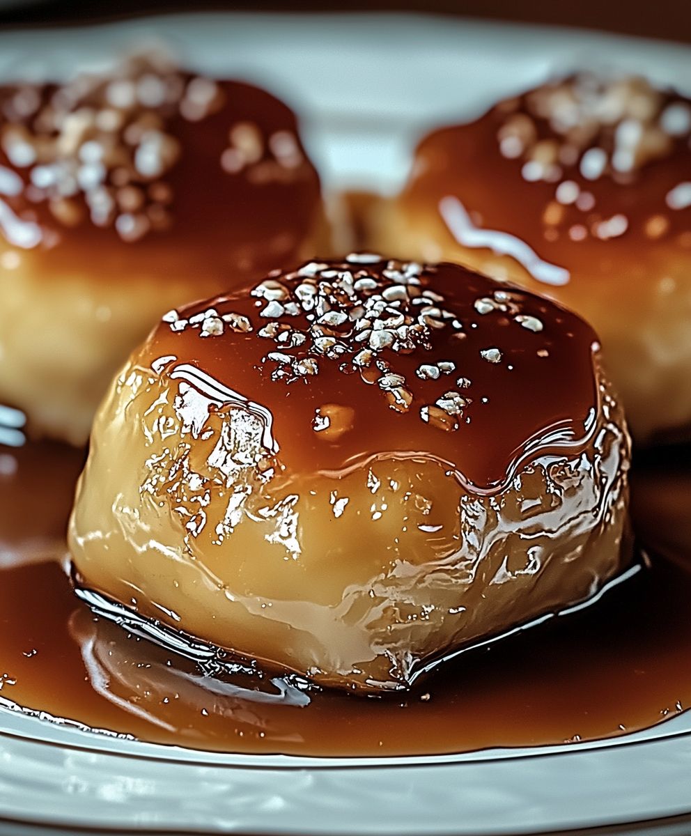 Karamell Apfel Knödel