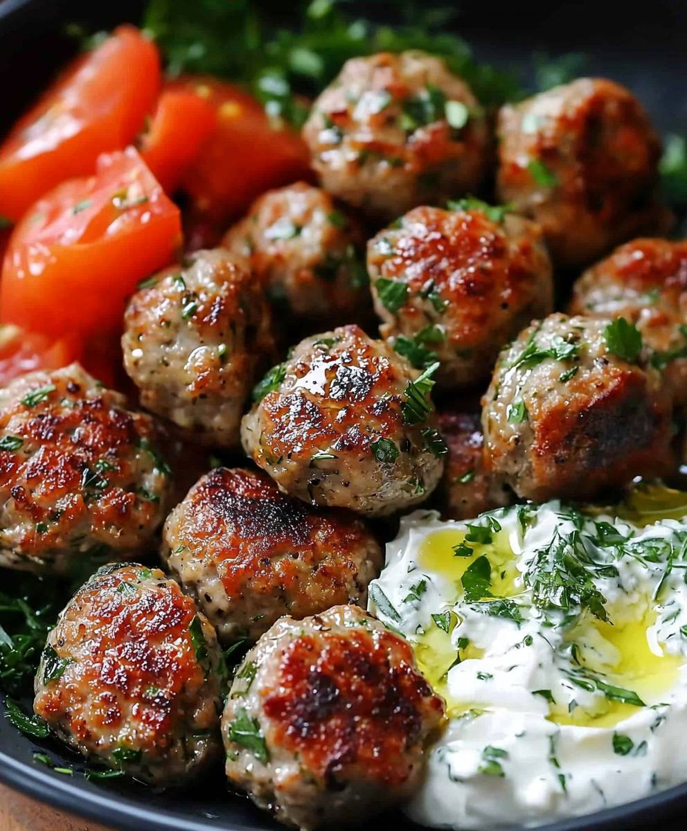 Griechische Putenfleischbällchen