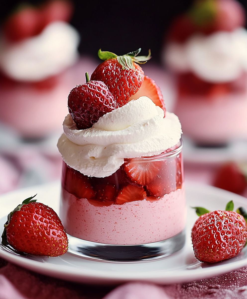 Erdbeermousse selber machen