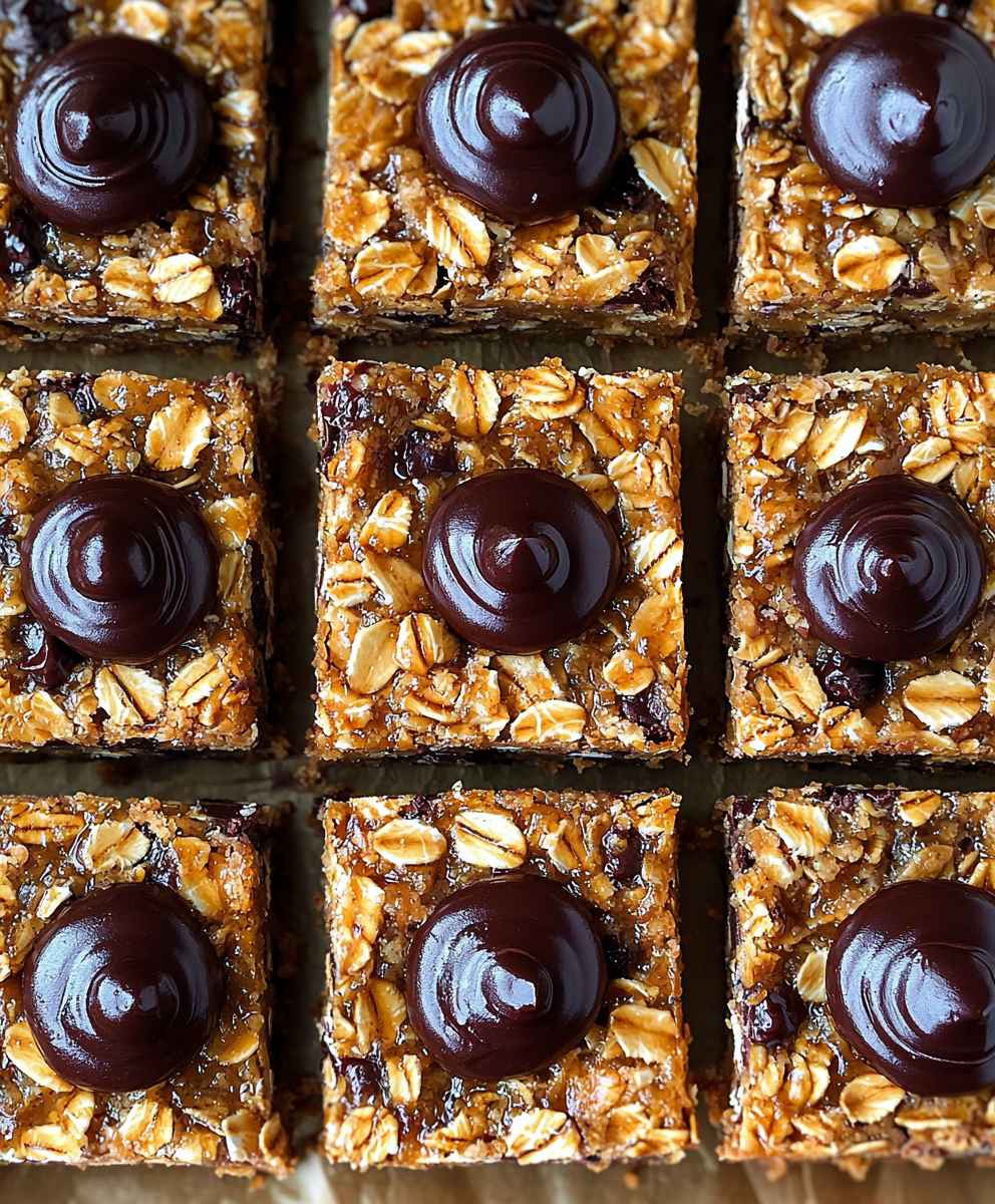 Gebackene Haferflockenriegel