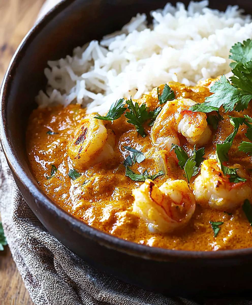 Garnelen Curry aromatisch