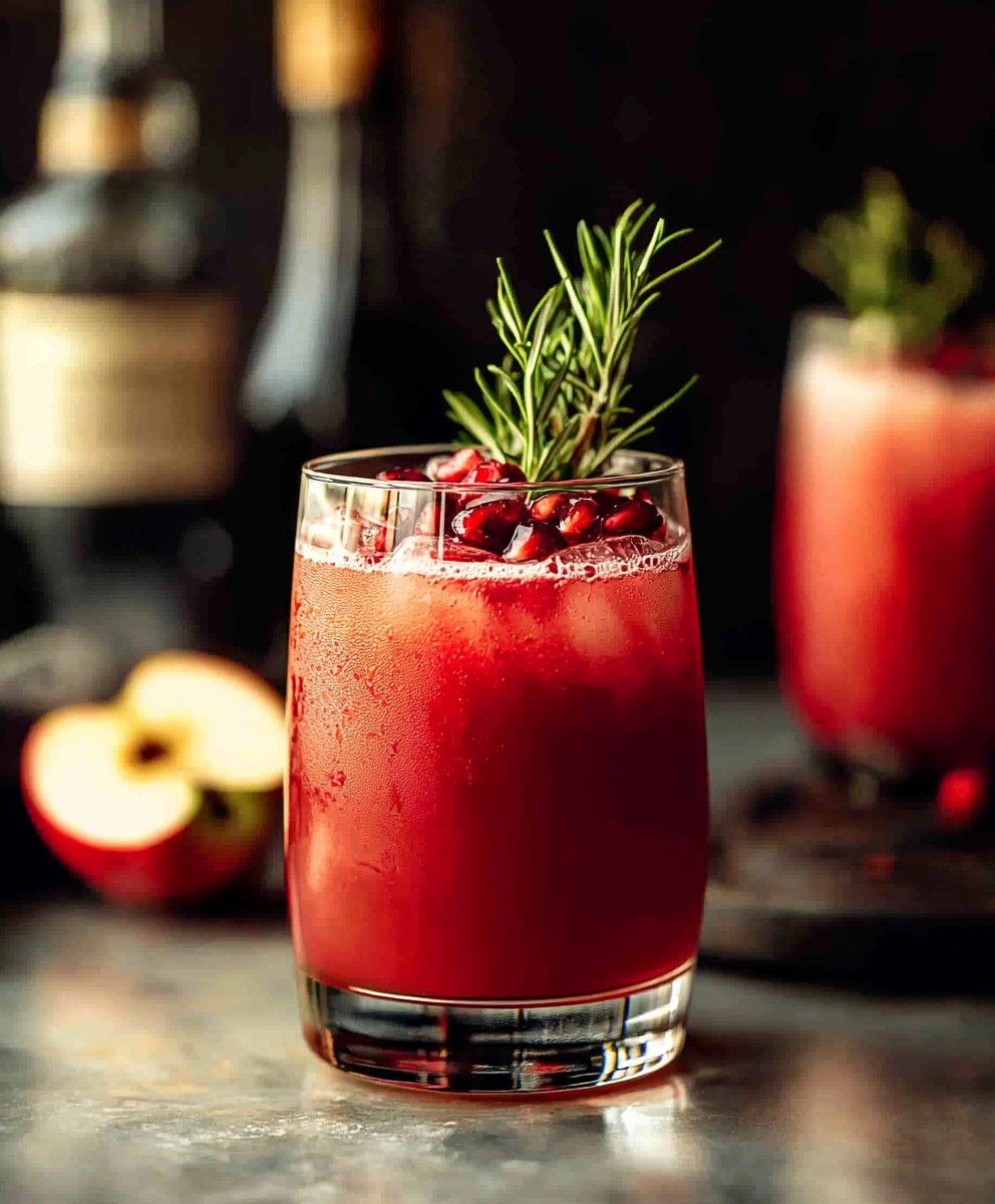 Apfelweinschorle Granatapfel selber machen