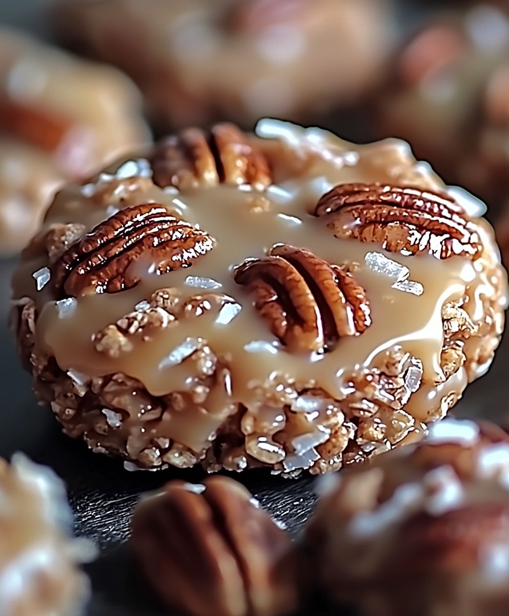 Pekannuss Kokos Pralinen Kekse