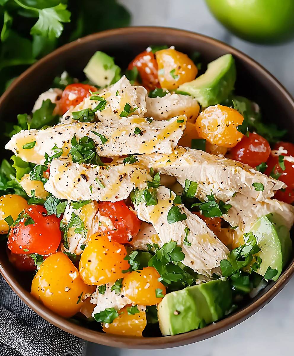 Hähnchensalat einfach zubereiten